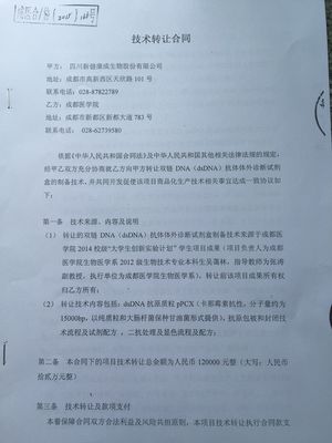 生物醫學系大學生創新創業成果轉化實現重大突破，兩項創新成果成功轉讓